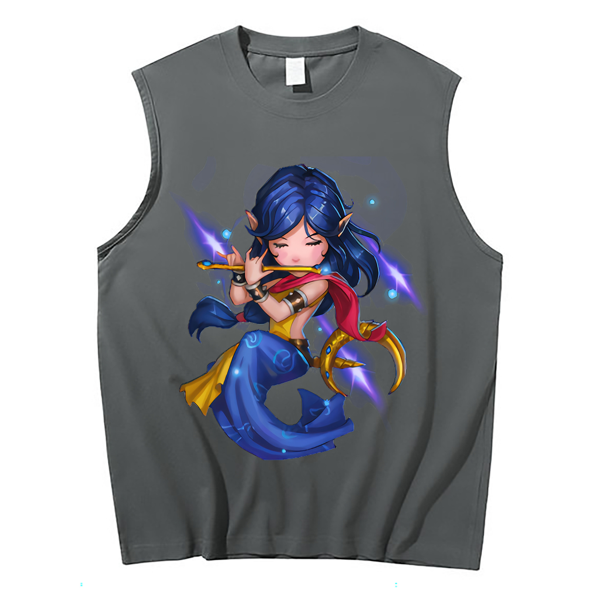 （画像用） リーグ・オブ・レジェンド League of Legends LOL コットン100％タンクトップ（フロントプリント）